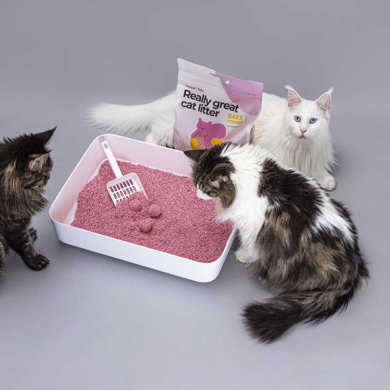 Tofu Babypuder Katzenstreu 7L  Hoopo B.V