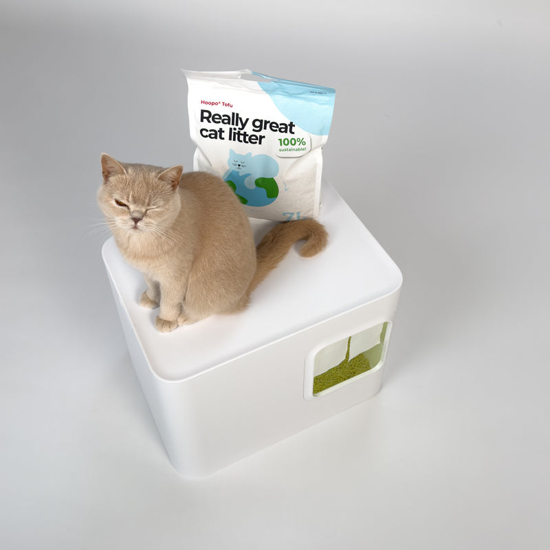 Natrliches Tofu-Katzenstreu  Hoopo B.V